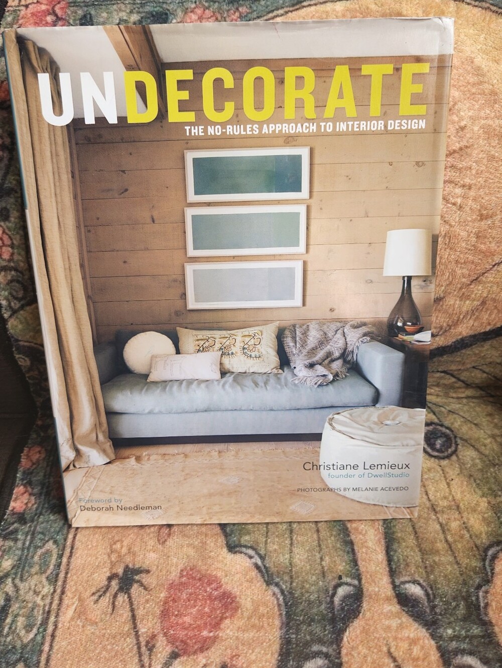 Interior design hardcover book Undecorate The No Rules Approach Interior Design
